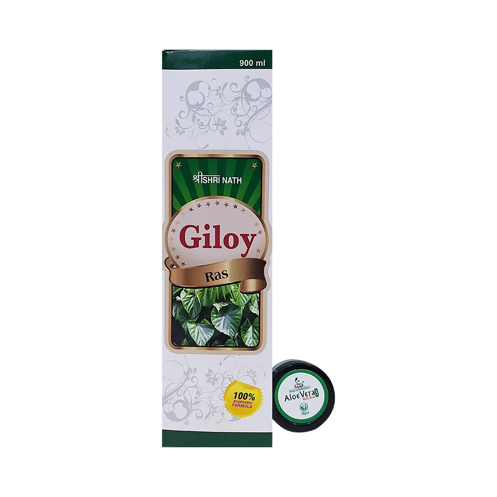 Shri Nath Giloy Ras with Aloe Vera Gel 10gm free - Image 1