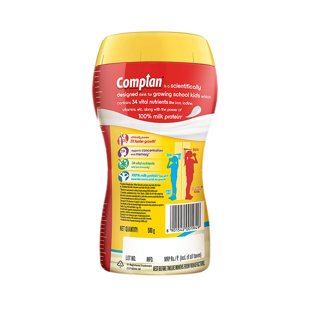 Complan Nutrition Drink Powder for Children | Nutrition Drink for Kids with Protein & 34 Vital Nutrients | Creamy Classic - Image 3
