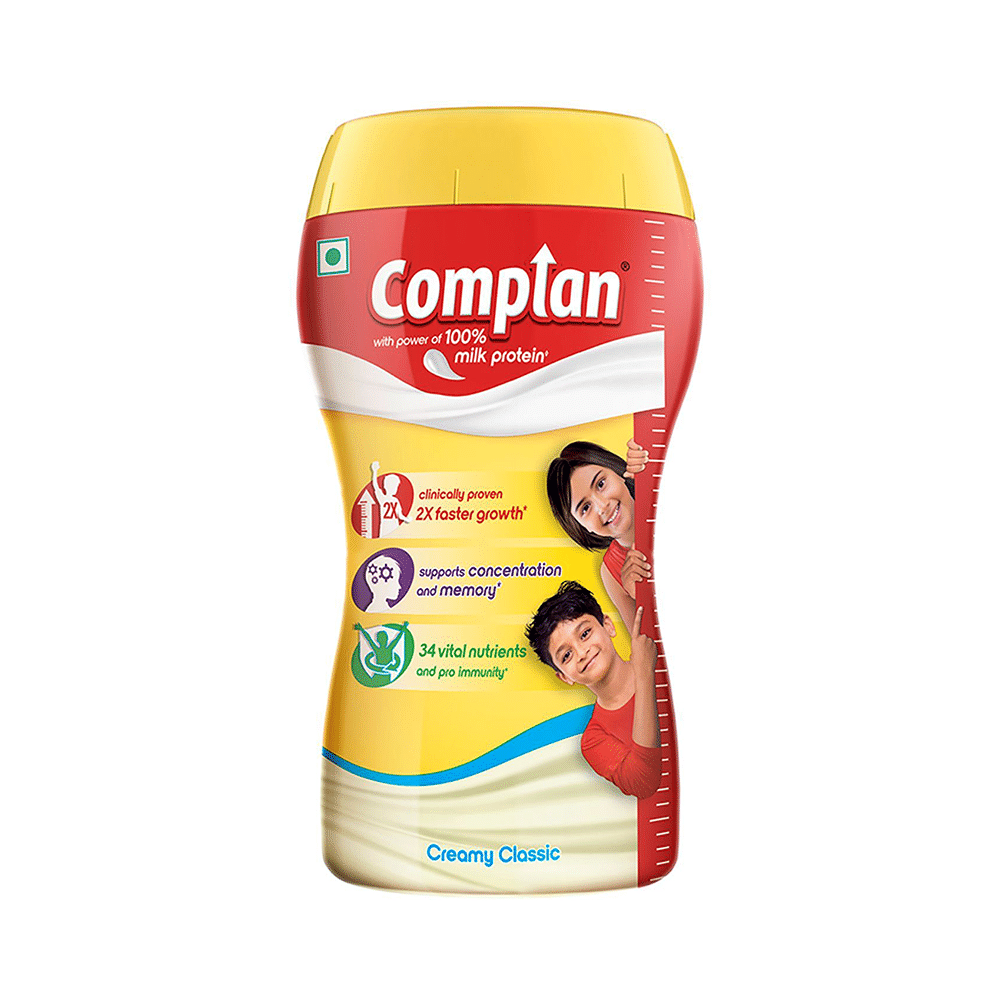 Complan Nutrition Drink Powder for Children | Nutrition Drink for Kids with Protein & 34 Vital Nutrients | Creamy Classic - Image 2