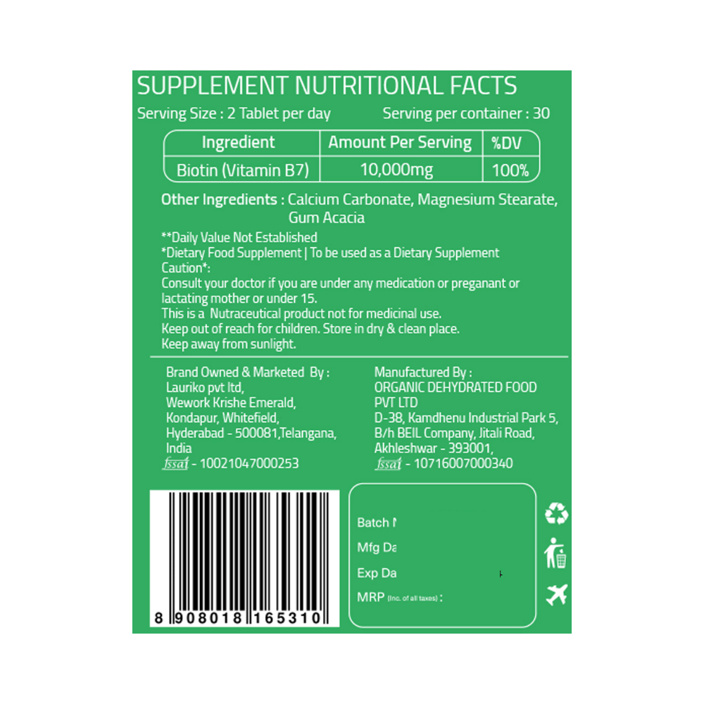 Laurik Biotin Tablet - Image 4