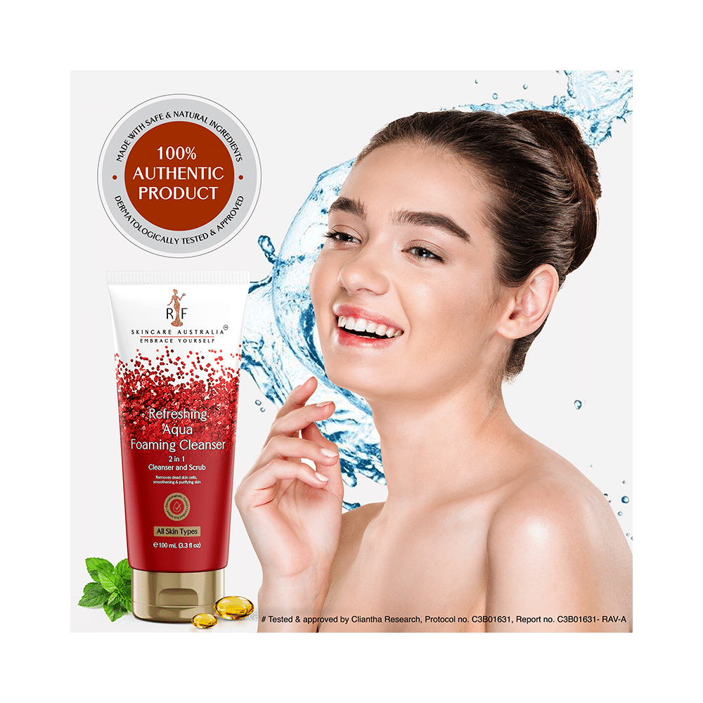RF Skincare Australia Refreshing Aqua Foaming Cleanser - Image 5