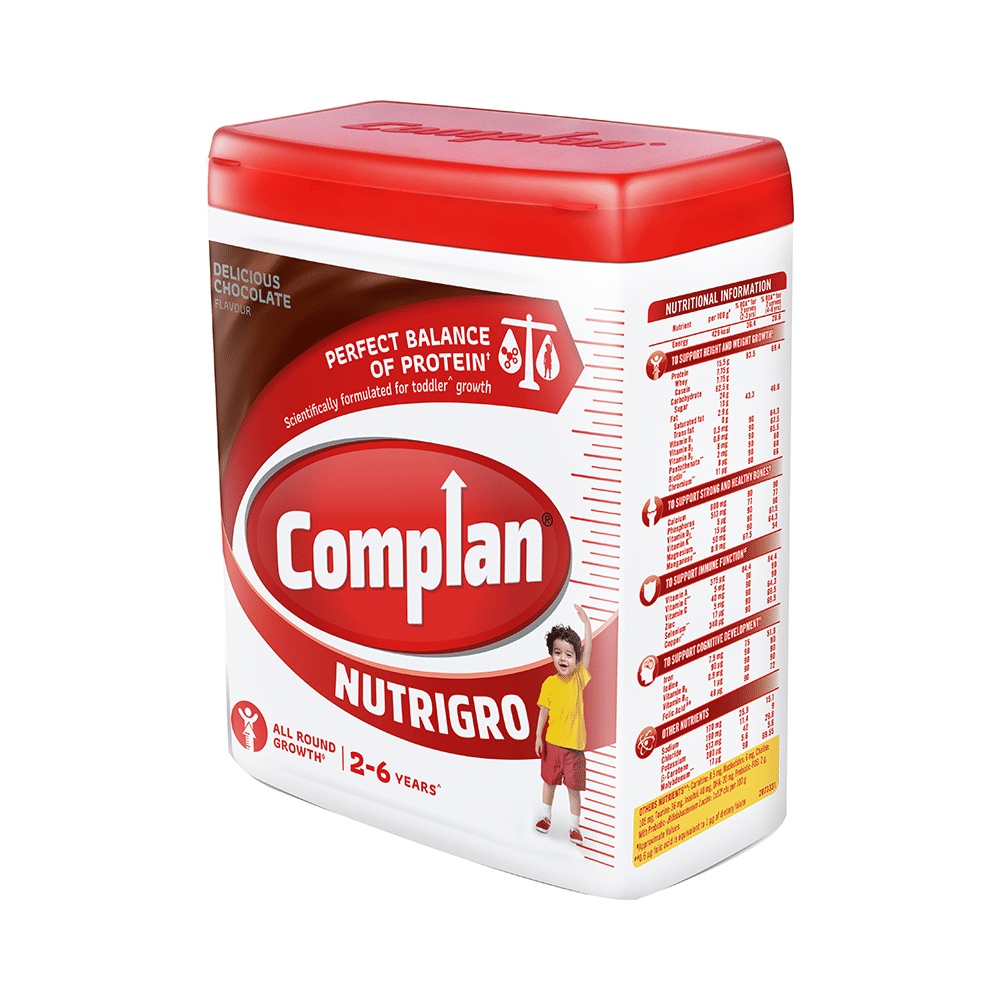 Nutrigro By Complan Protein | 2 to 6 Years | Flavour Delicious Chocolate - Image 4
