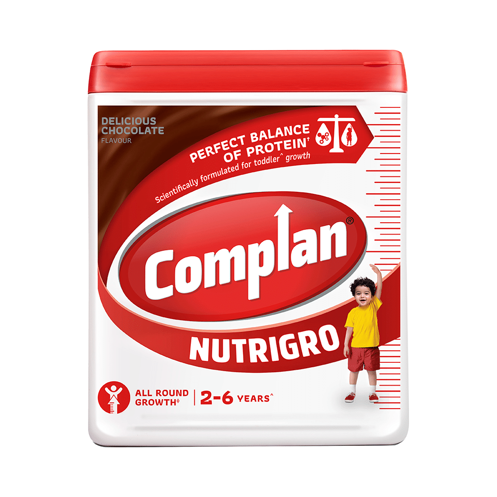 Nutrigro By Complan Protein | 2 to 6 Years | Flavour Delicious Chocolate - Image 1