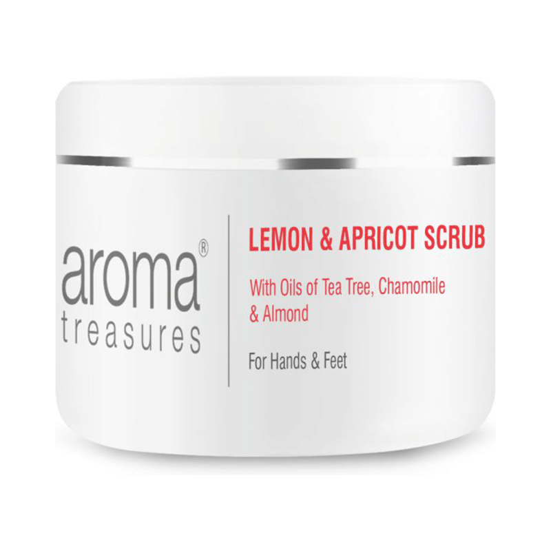 Aroma Treasures Lemon and Apricot Scrub for Hands and Feet - Image 1