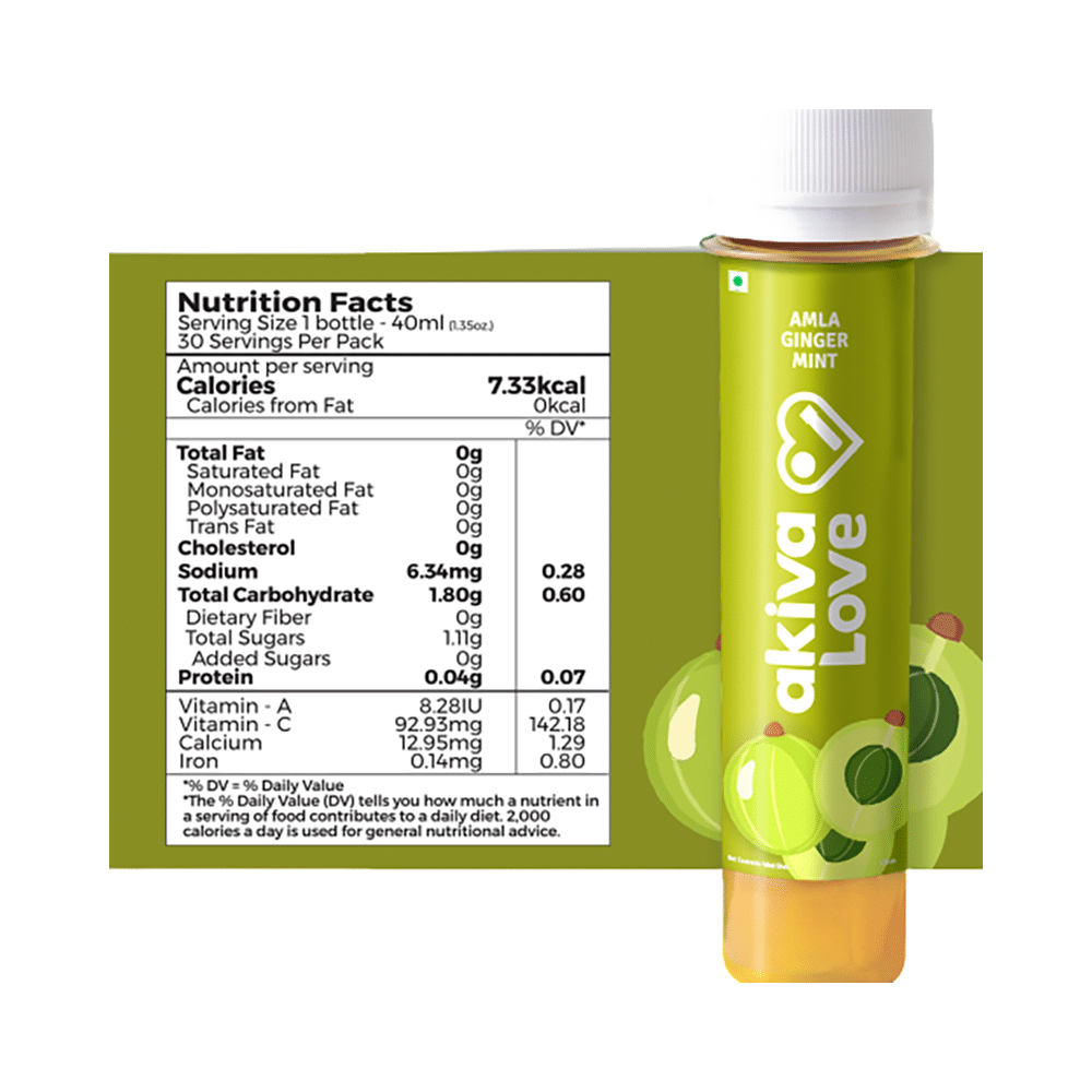 Akiva Amla Honey Ginger Drink (40ml Each) - Image 2