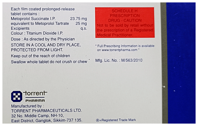 Tolol-XR 25mg Tablet - Image 4