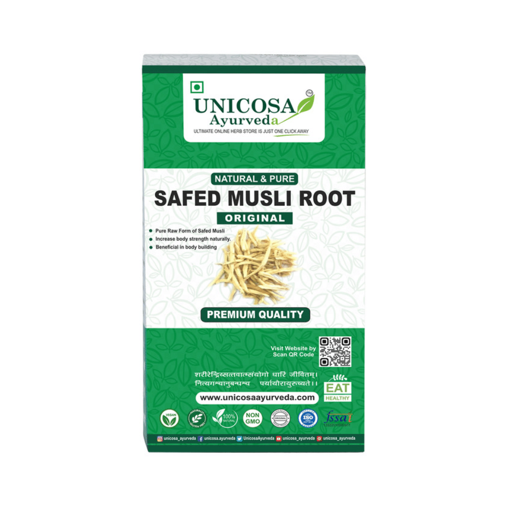 Unicosa Ayurveda Safed Musli Root - Image 1