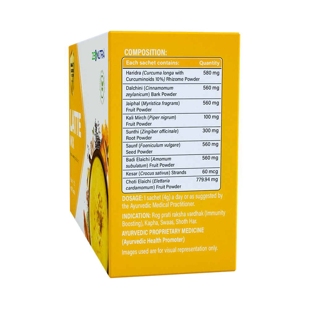 Zeonutra Latte Mix Sachet (4gm Each) - Image 3