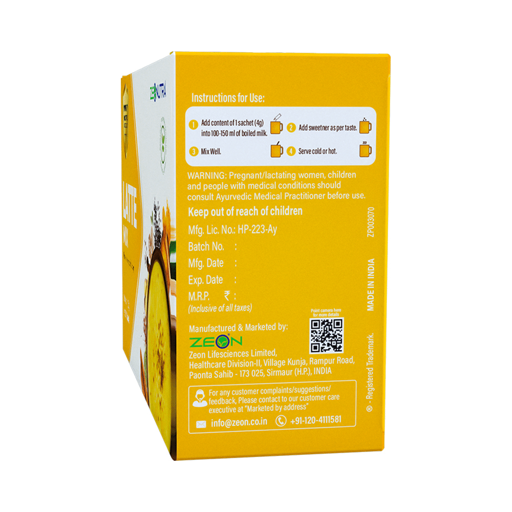 Zeonutra Latte Mix Sachet (4gm Each) - Image 2