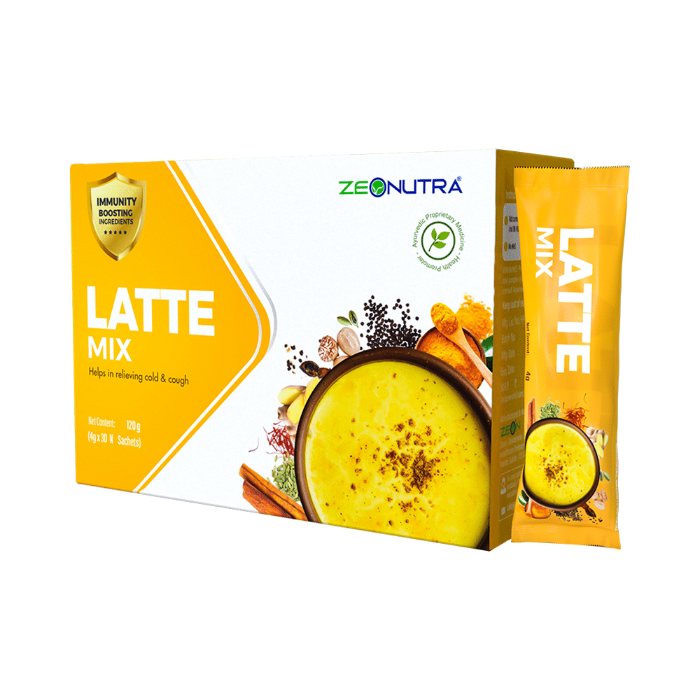 Zeonutra Latte Mix Sachet (4gm Each) - Image 1
