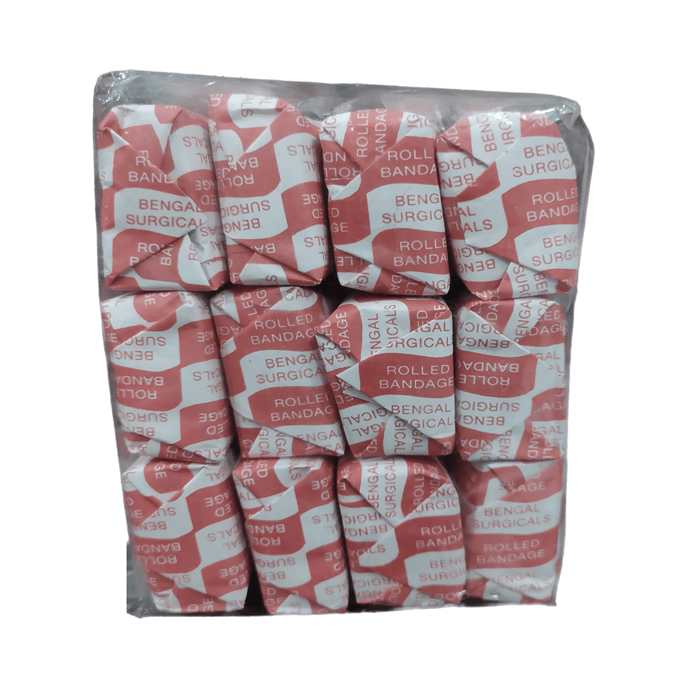 Absorbent Cotton Medical Gauze Roll Bandage (12 Each) 5cm x 5m - Image 2