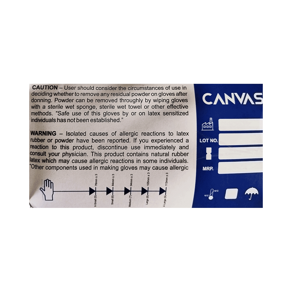Canvas Examination Gloves - Image 2