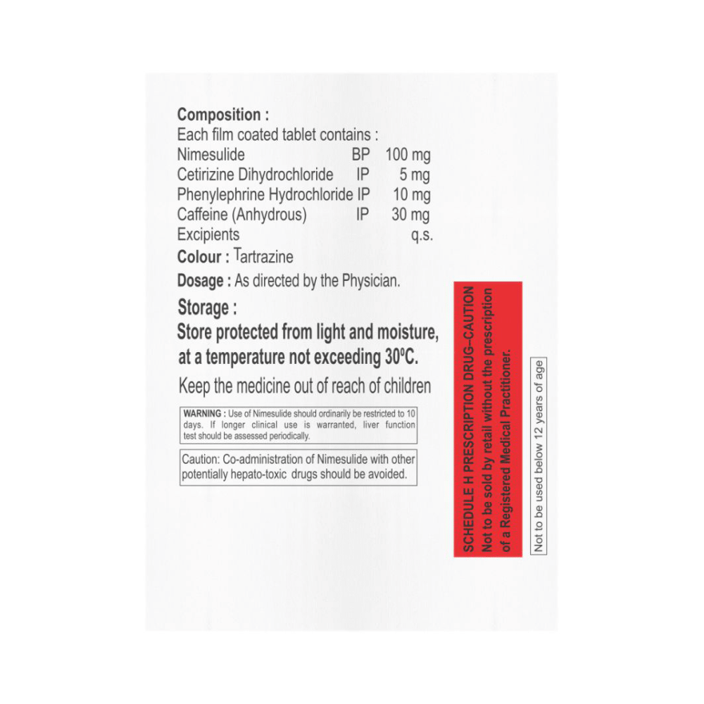 Nimovil Cold N Flu Tablet - Image 2