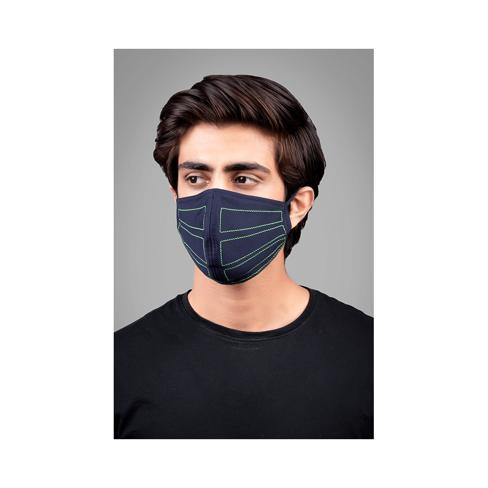 Nivedita Saboo Cares Large Sport-Ink BreathSafe Protective Reusable Face Mask - Image 3