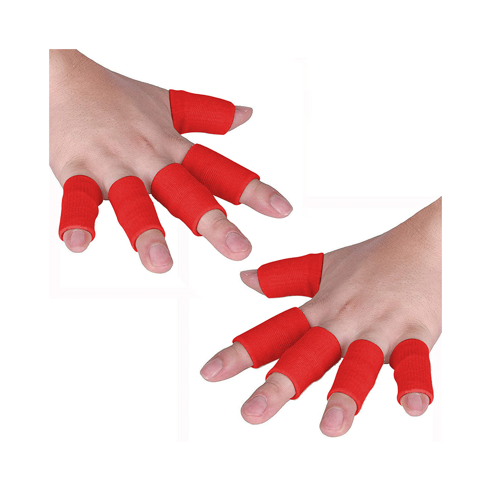 Joyfit Finger Sleeves for Support Red - Image 1