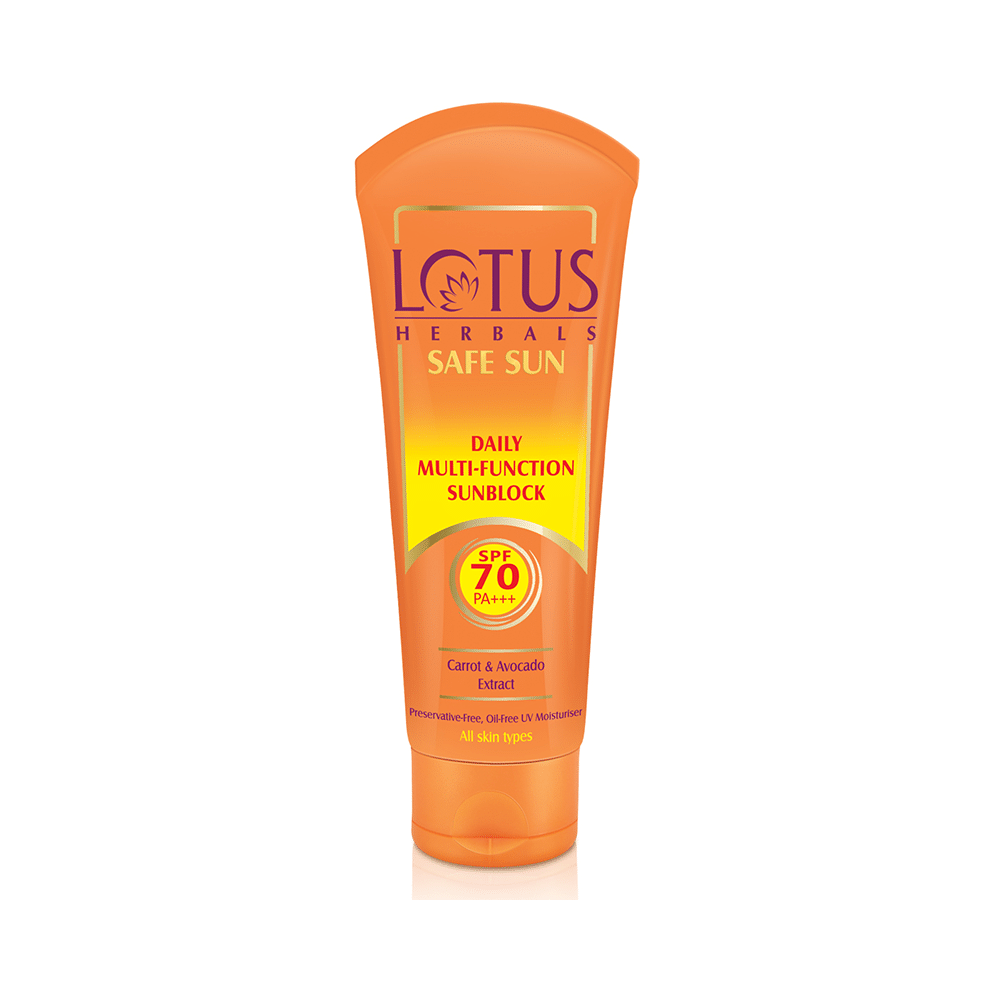 Lotus Herbals Safe Sun Daily Multi-Function Sunblock SPF 70 PA+++ - Image 1