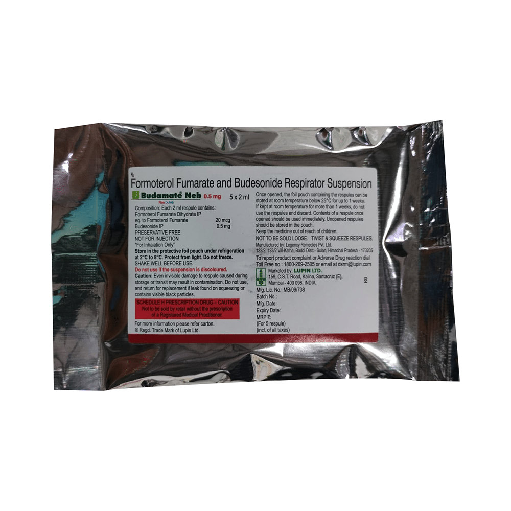 Budamate Neb 0.5mg Respules 2ml - Image 4