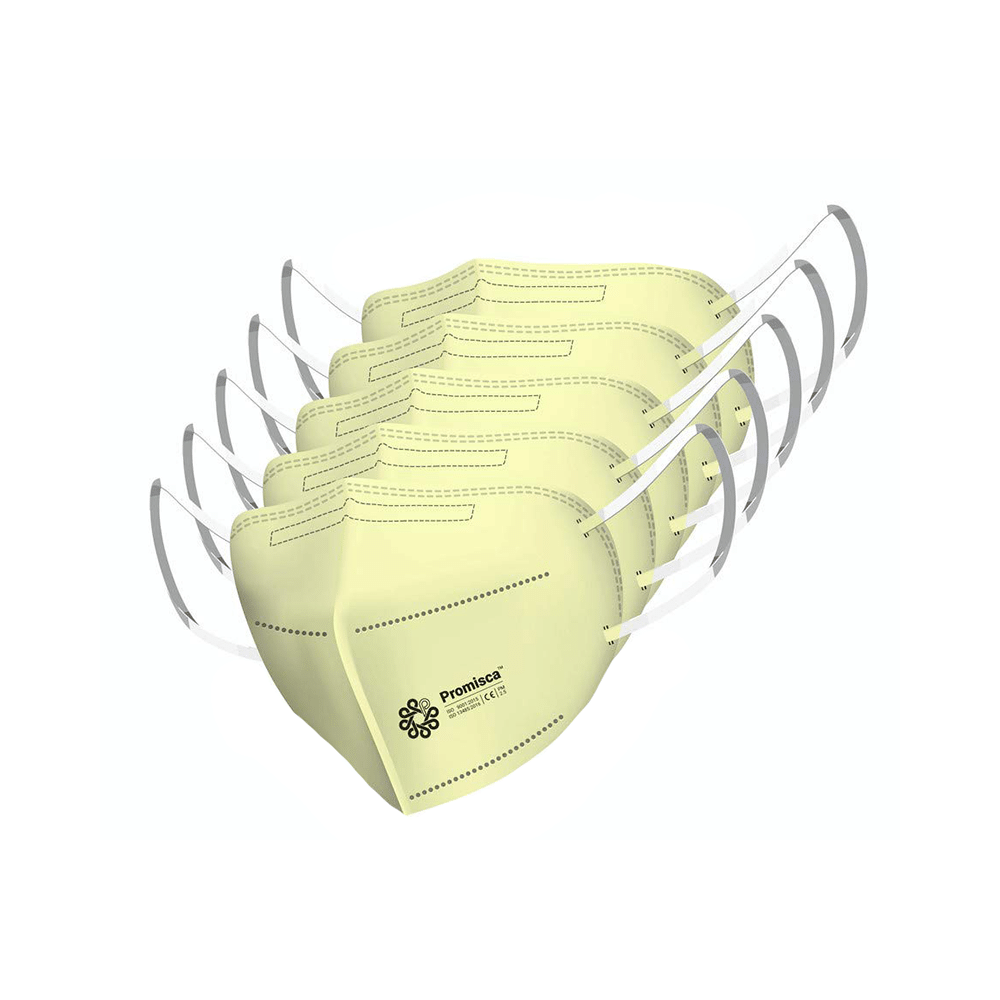 Promisca PR 95 N95 Protective Face Mask Regular Yellow - Image 2