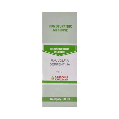 Bakson's Homeopathy Rauvolfia Serpentina Dilution 1000 CH - Image 1