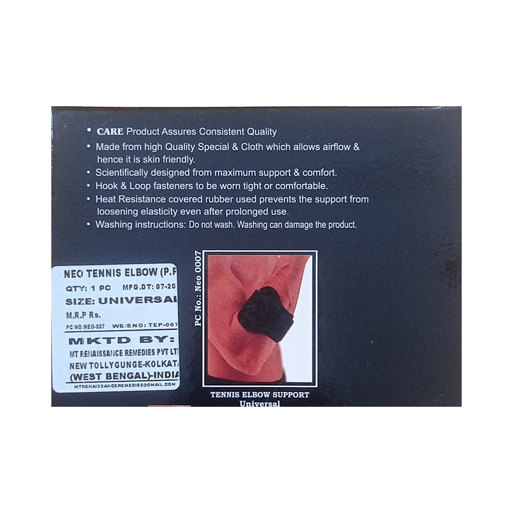 Care Tennis Elbow Support (PP) Neo Tennis Elbow P.P. Black Universal - Image 3