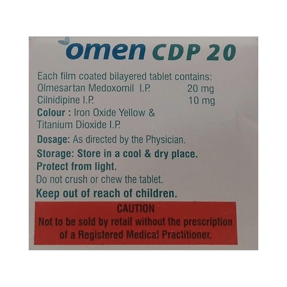 Omen Cdp 20mg/10mg Tablet - Image 2