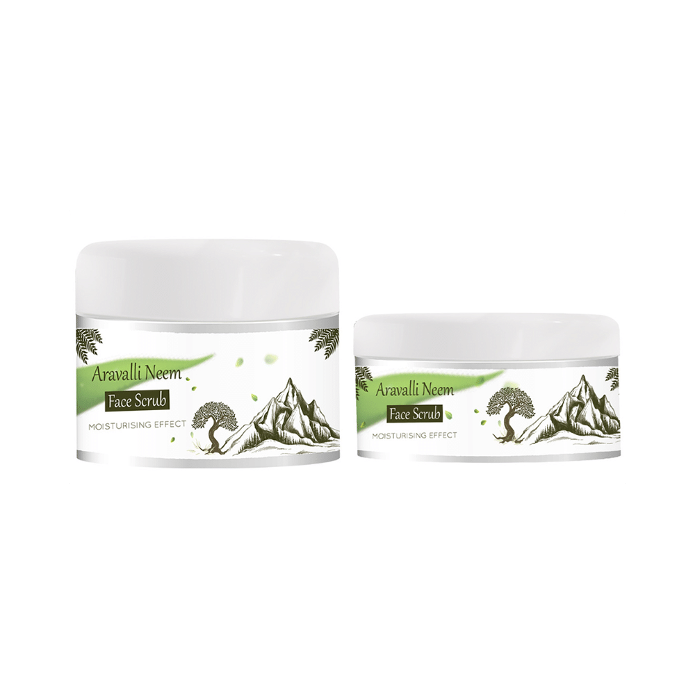 Aravalli Neem Combo Pack of Face Scrub 50 & 100gm - Image 1