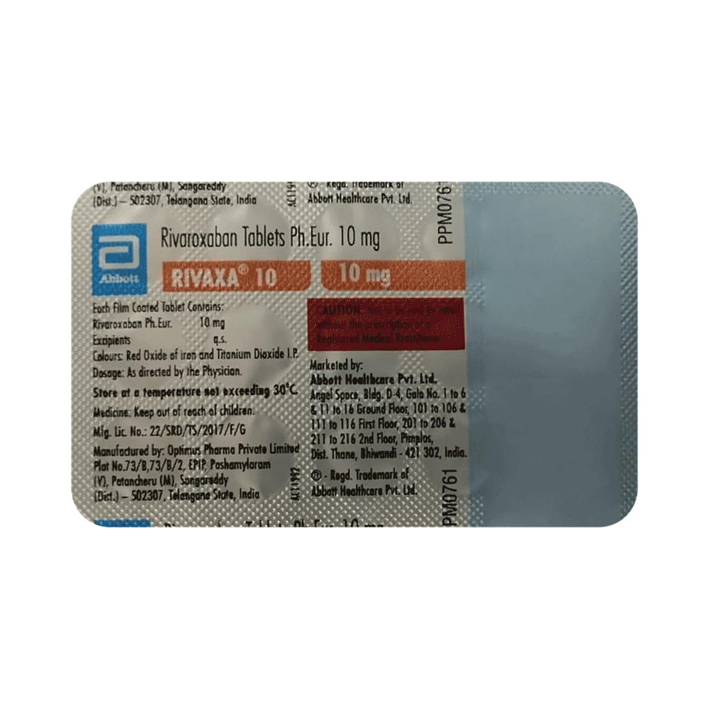 Rivaxa 10mg Tablet - Image 3