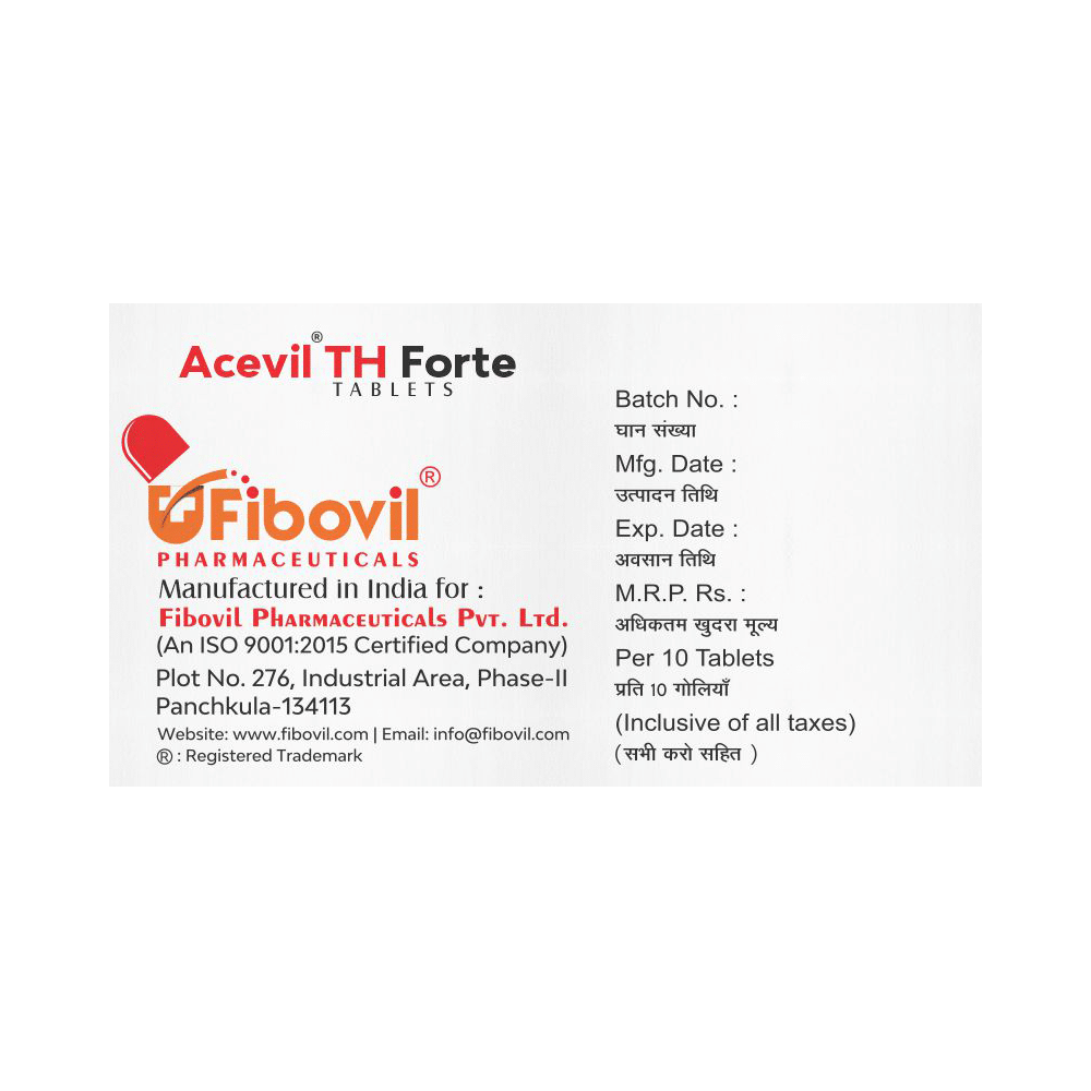 Acevil TH Forte Tablet - Image 3