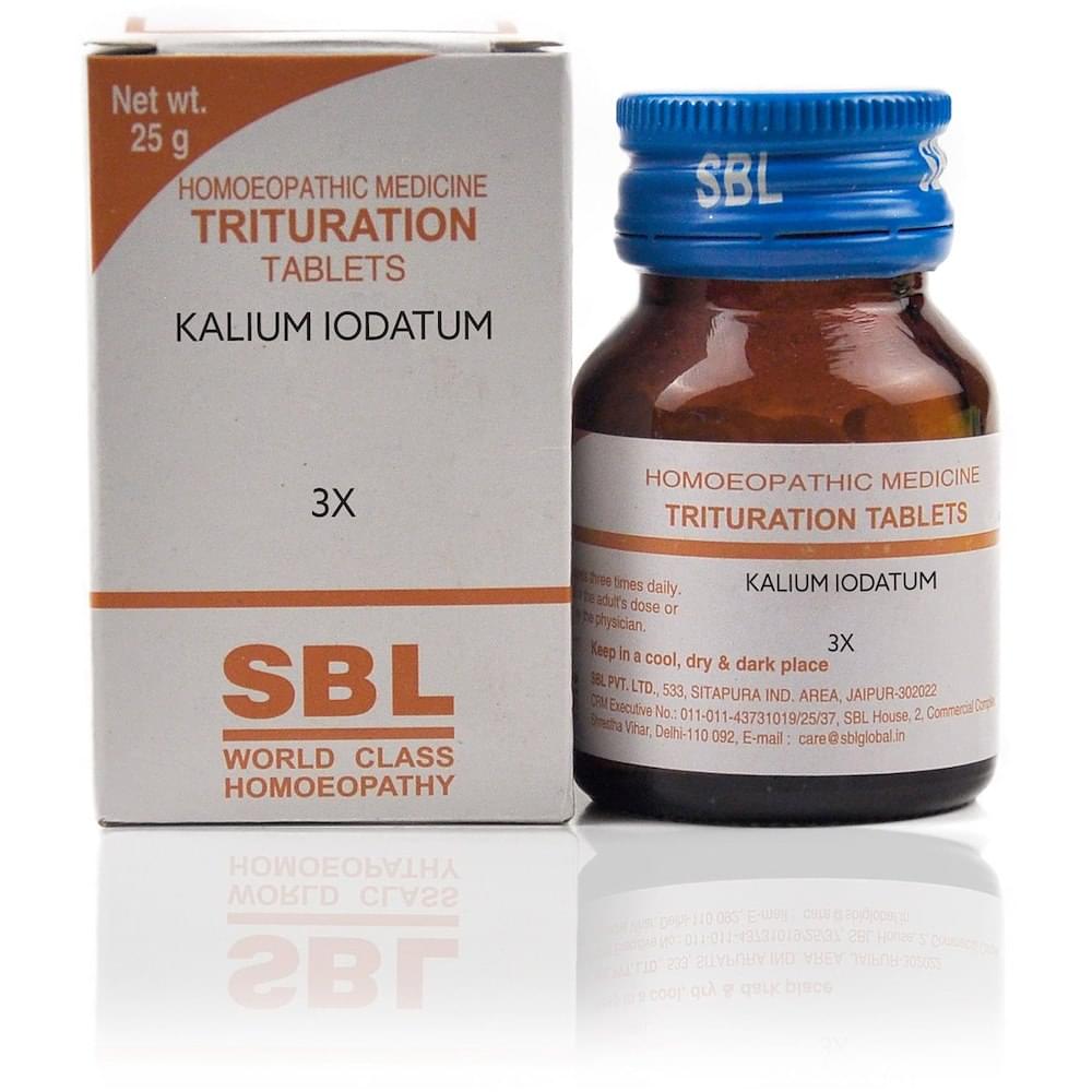 SBL Kalium Iodatum Trituration Tablet 3X - Image 1