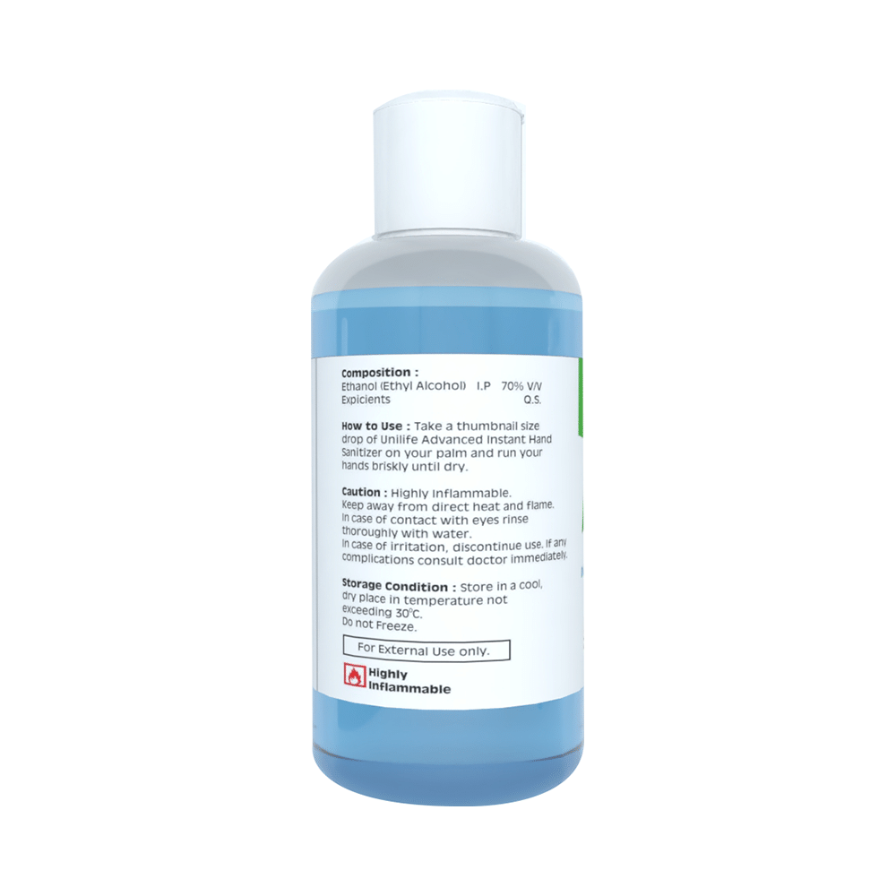 Unilife Advanced Instant Liquid Hand Sanitizer Refreshing Lemon - Image 2