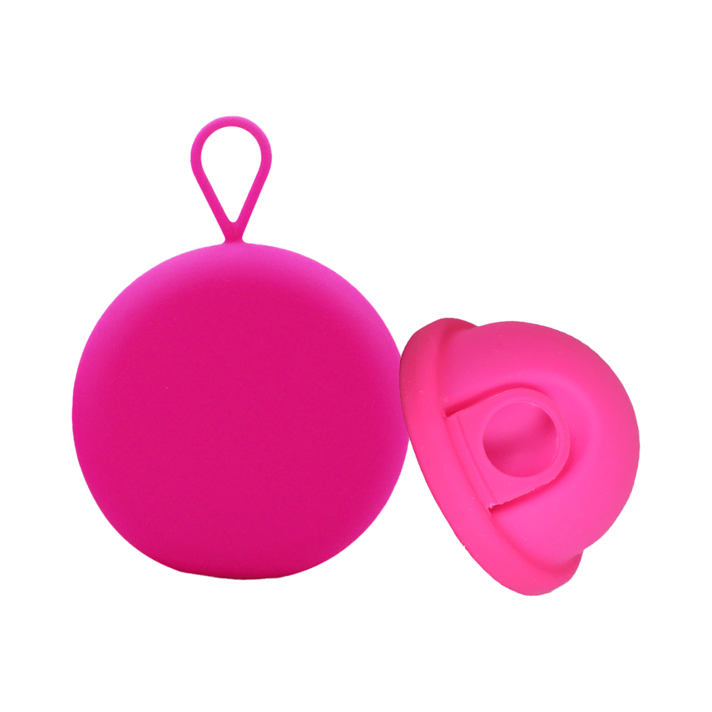 MYKI Silicon Menstrual Disc with Clutch Pink Small
