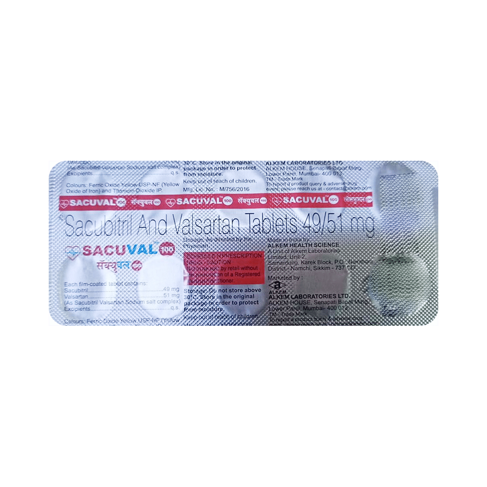 Sacuval 100 Tablet - Image 4