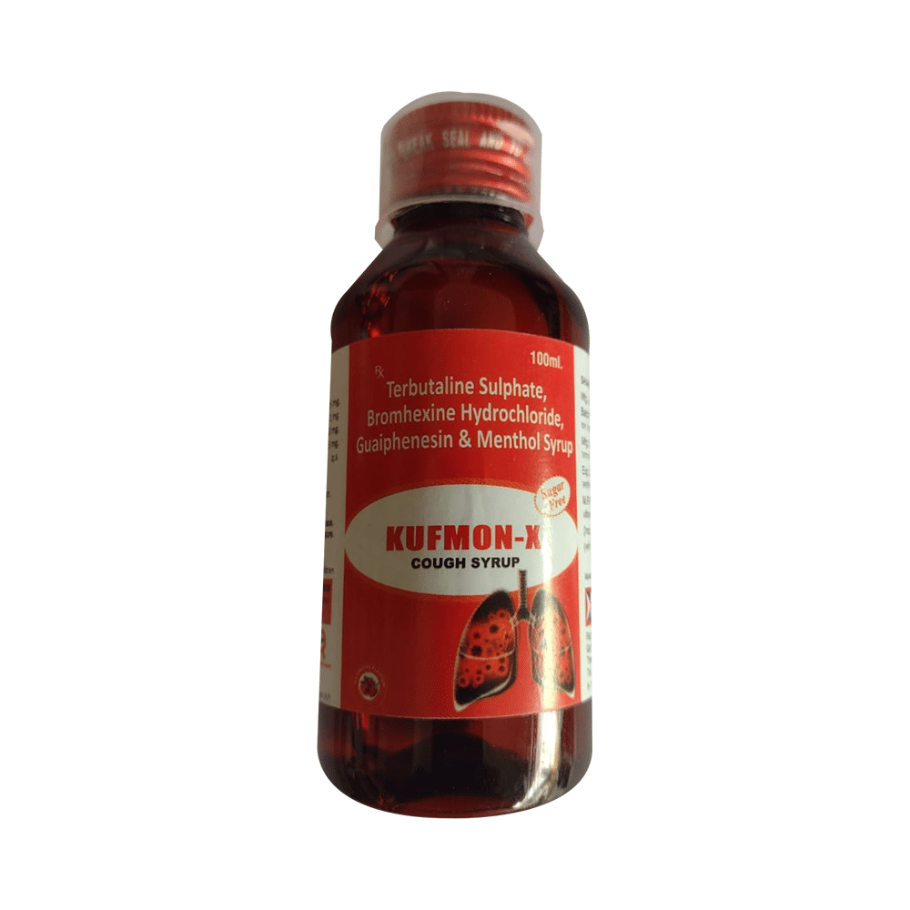 Kufmon-DX Syrup Raspberry Sugar Free - Image 1