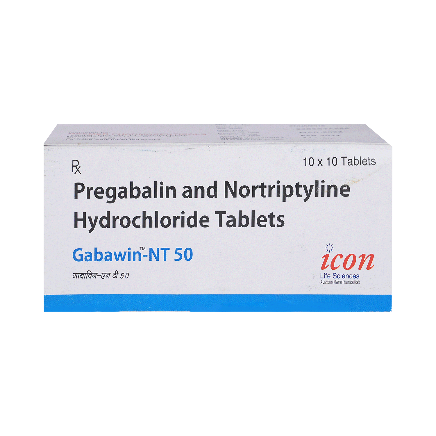 Gabawin-NT 50mg/10mg Tablet - Image 2