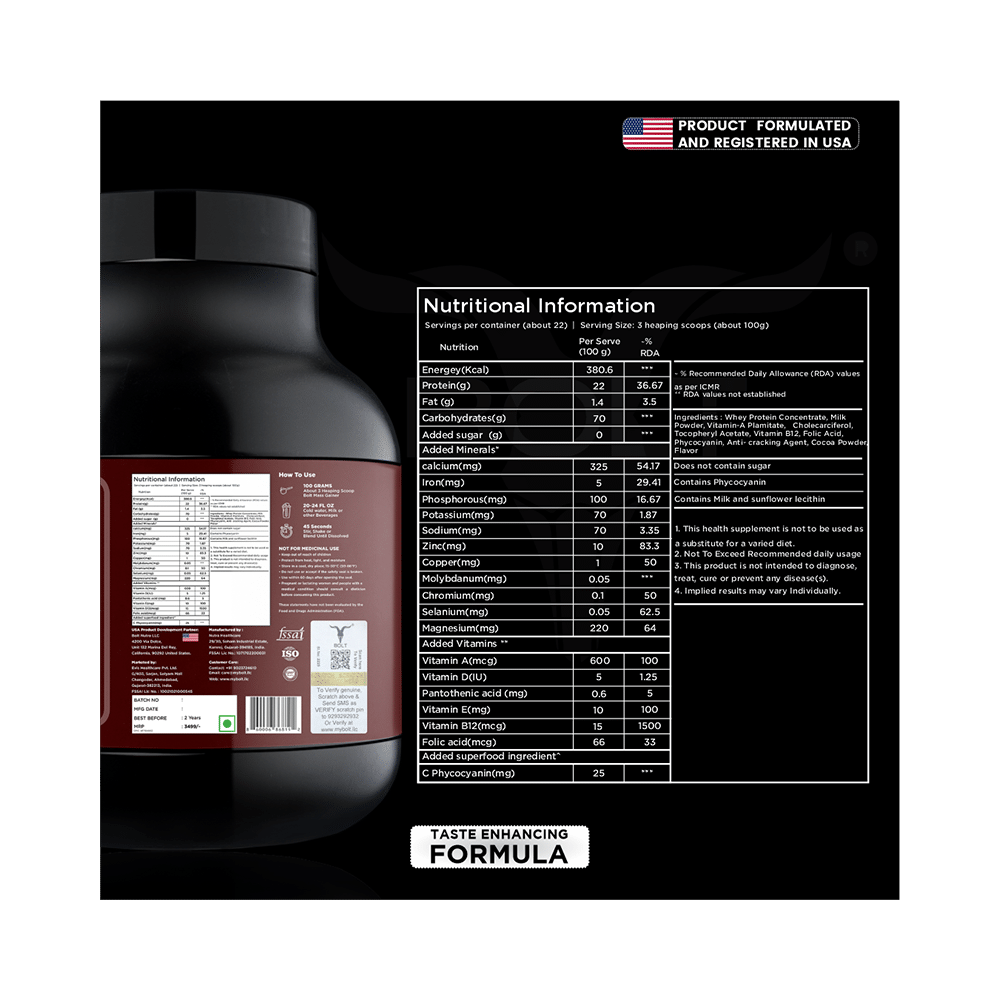 Bolt Mass Gainer Piedmont Chocolate - Image 5