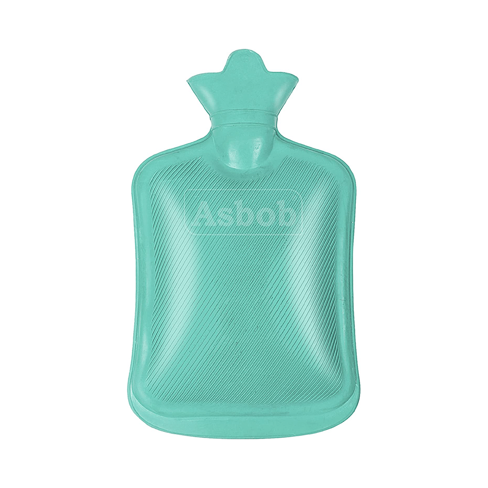 Asbob Healthcare Healthcare Hot Water Bottle, Hot Water Bag for Pain Relief and Cramps Green