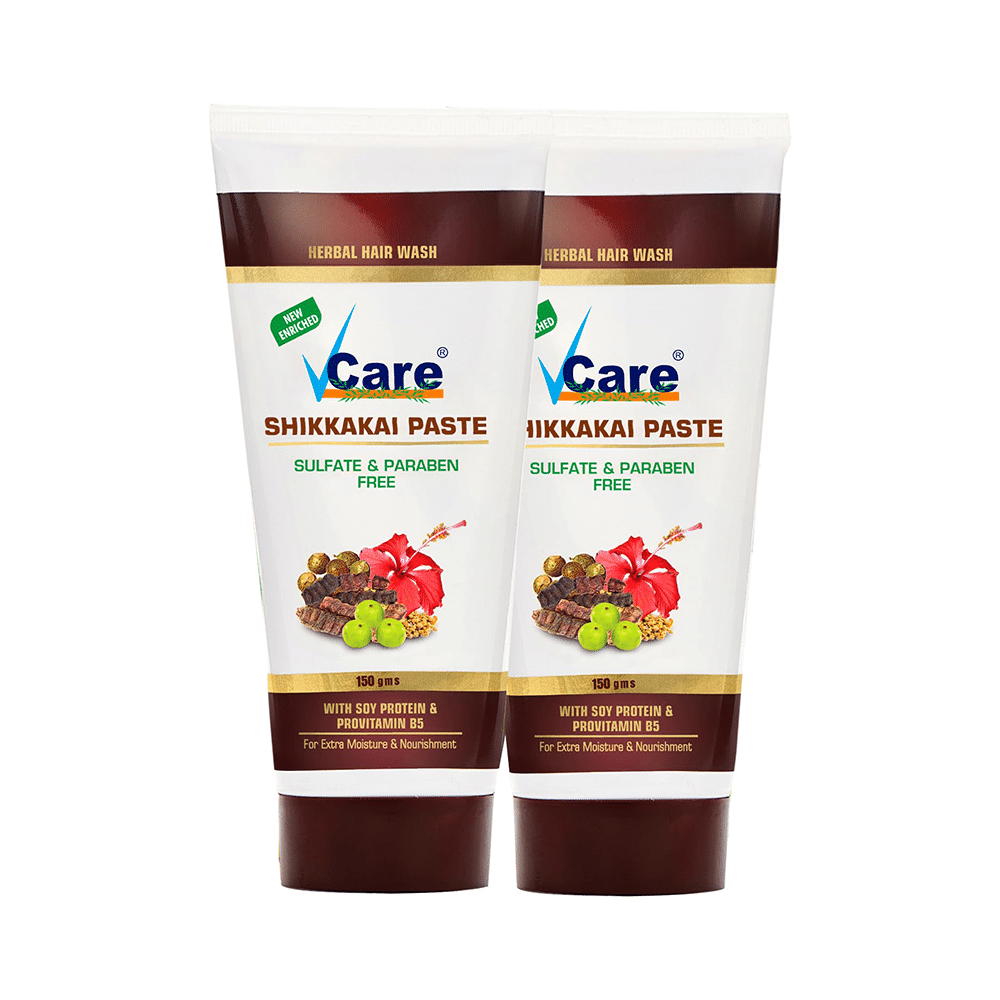 VCare Shikakai Paste for Men & Women (150gm Each) Sulphate Free Paraben Free - Image 1