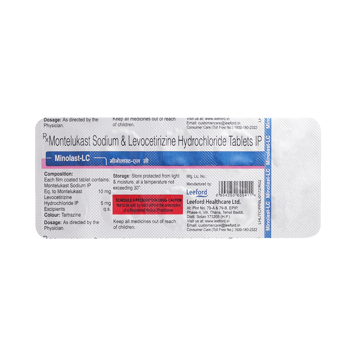 Minolast LC 5mg/10mg Tablet - Image 5
