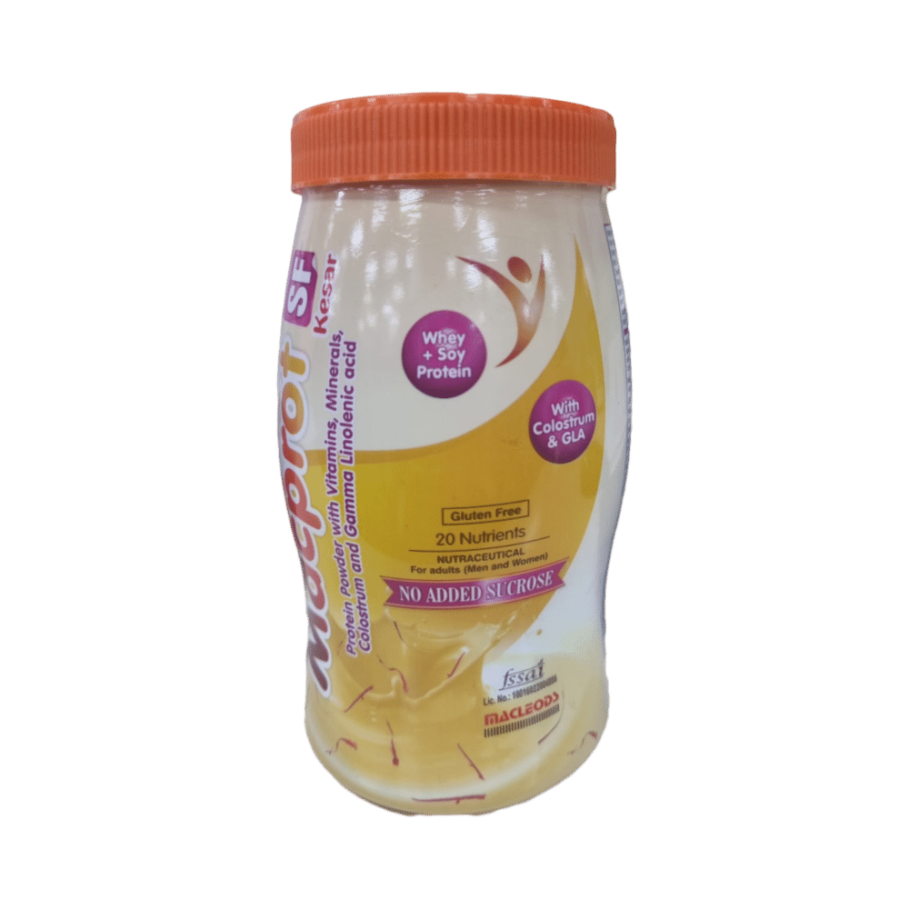 Macprot Protein with Vitamins & Minerals | Flavour Kesar Powder Sugar Free - Image 4
