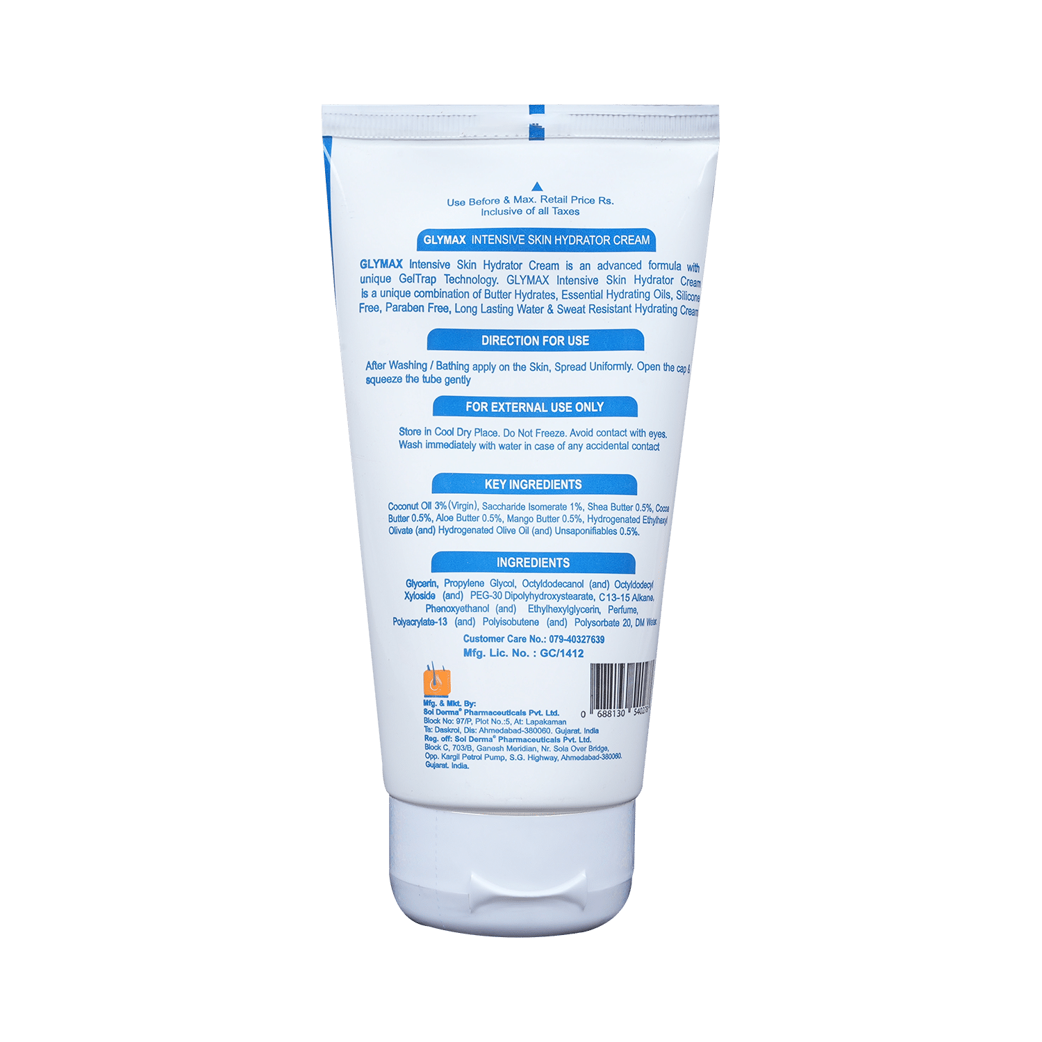 Glymax Intensive Skin Hydrator Cream | For All Skin Types - Image 3