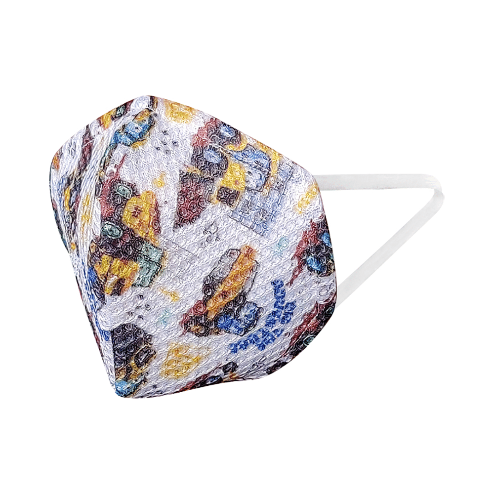 Uday Fashion A95 Multi Layer Protective Mask for Kids Multicolor 1 - Image 2