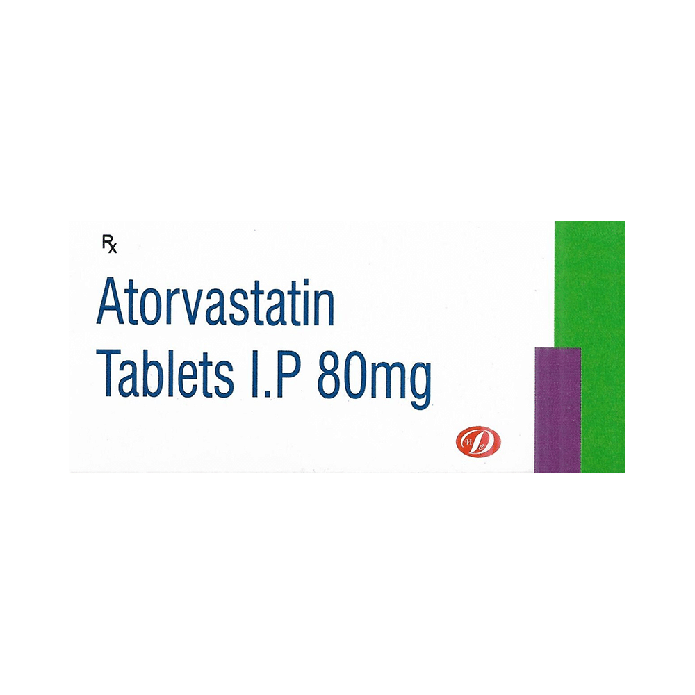 Danavish Atorvastatin 80mg Tablet