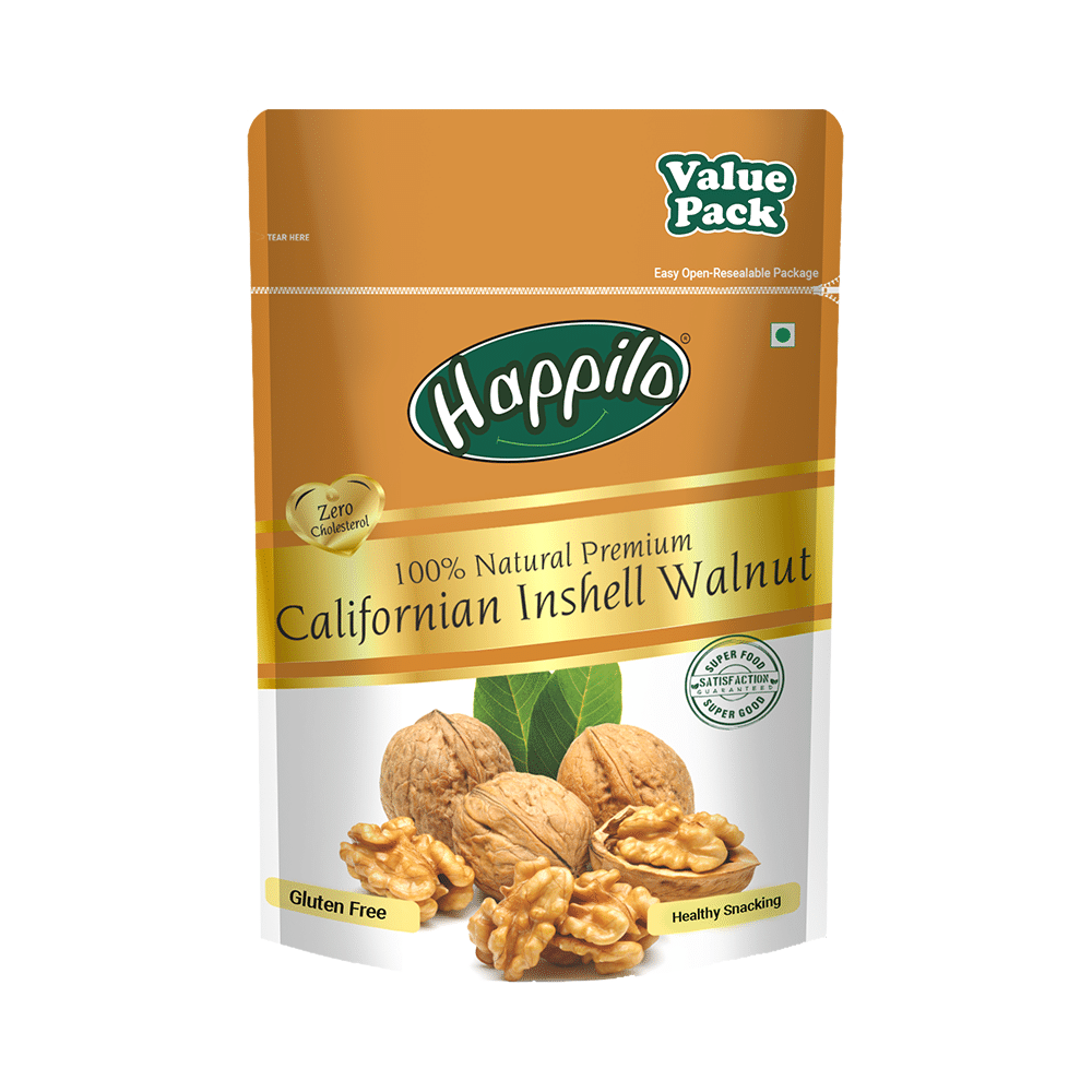 Happilo 100% Natural Premium Californian Inshell Walnut Gluten Free - Image 1