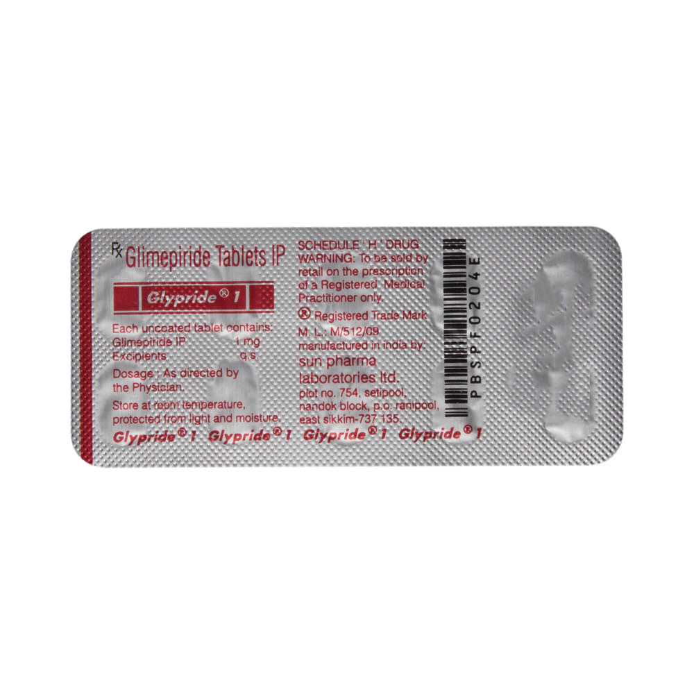 Glypride 1 Tablet - Image 5