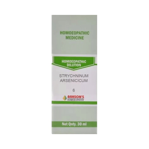 Bakson's Homeopathy Strchninum Arsenicum Dilution 6