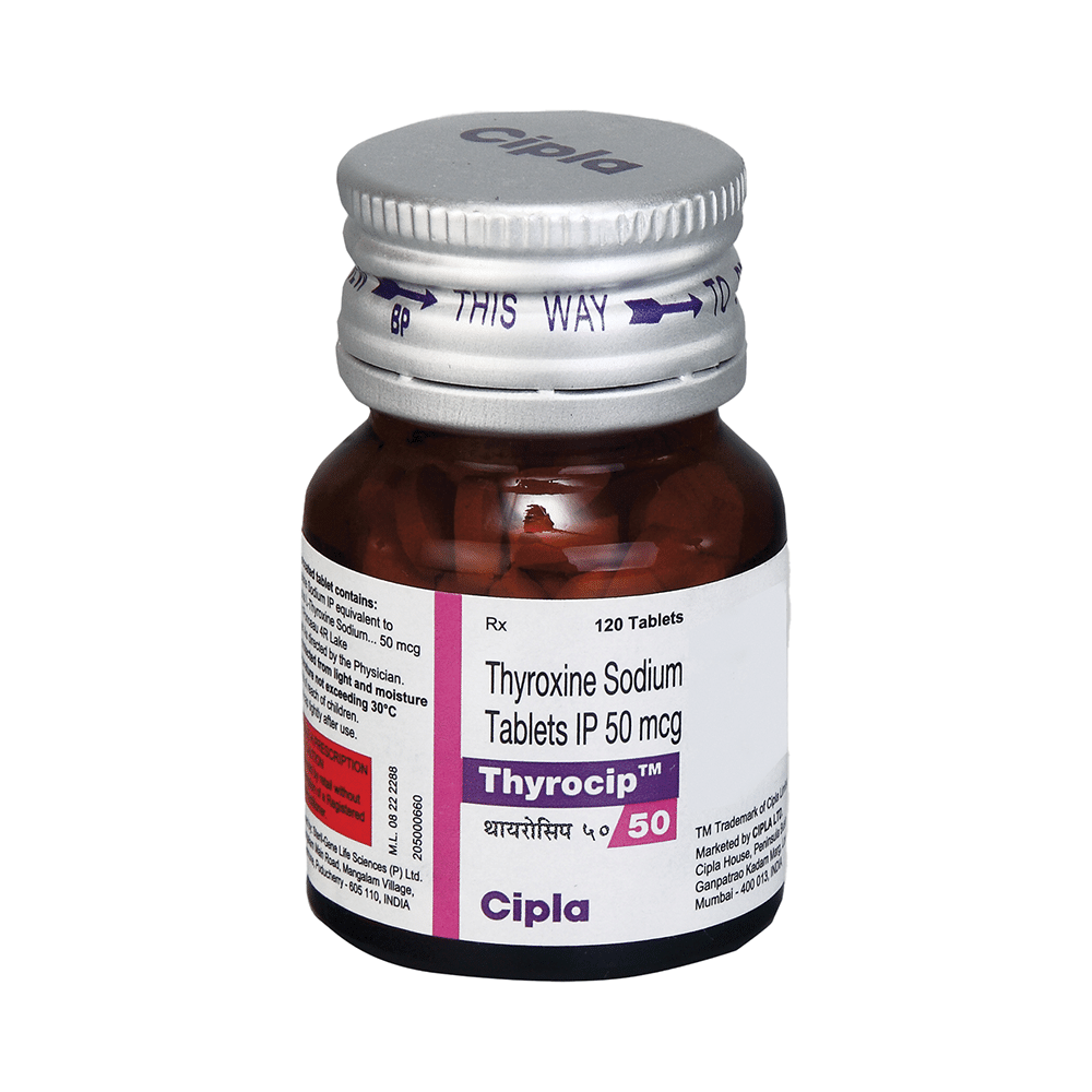 Thyrocip 50 Tablet - Image 1