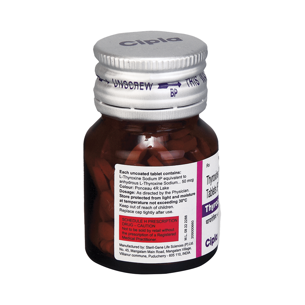 Thyrocip 50 Tablet - Image 2