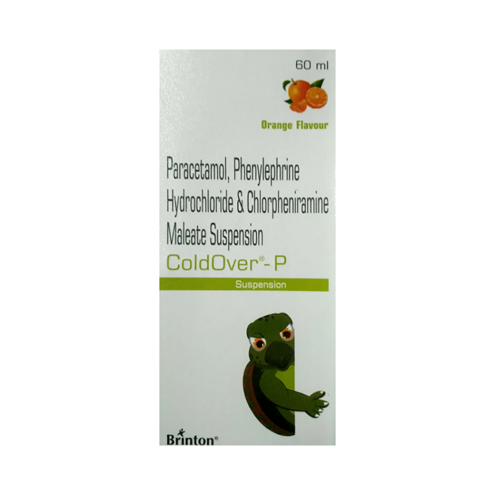 Coldover-P Oral Suspension Orange - Image 1