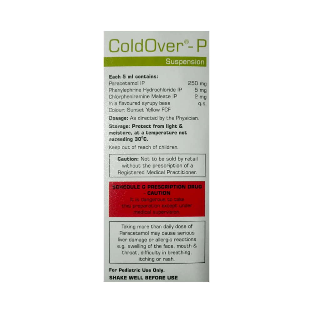 Coldover-P Oral Suspension Orange - Image 2
