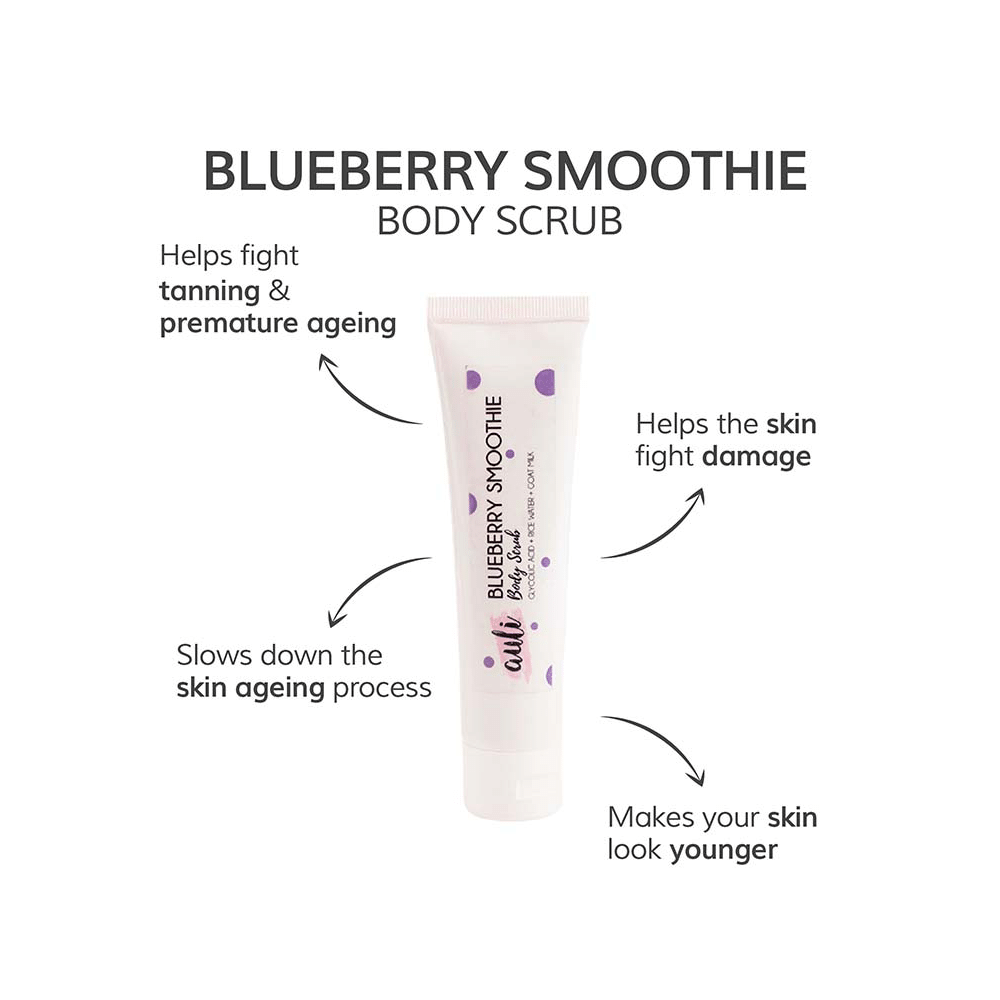 Auli Blueberry Smoothie Body Scrub - Image 3